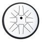 Preview: SELA Melody Tongue Drum 6 G Minor White